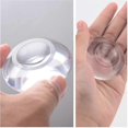 thumbnail image 2 of 9 Pcs Silicone Door Bumper Wall Protector , Self Adhesive Clear Door Stoper Knob Pads, Soft Reusable Rubber, 2 of 3