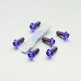 thumbnail image 6 of Titanium Disc Bolts Rear M8x20mm Flanged Hex Pack x6 (TIDISCKIT-GZ3), 6 of 6