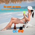 thumbnail image 3 of Beach Accessories for Vacation,Beach Gear Beach Cup Holders Beach Supplies Beach Trip Must Haves for Women Adults Family Friends(Multicolor, 5 Pack), 3 of 5