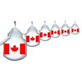 thumbnail image 1 of Polymer Products 1601-CANADA Drapeau Canadien Six Globe String Light Set, 1 of 1