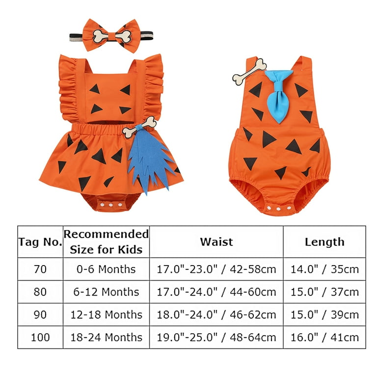 FYMNSI Baby Girl Halloween Caveman Costume Sleeveless Romper Infant Role Play Dress Up Clothes 0-6 Months