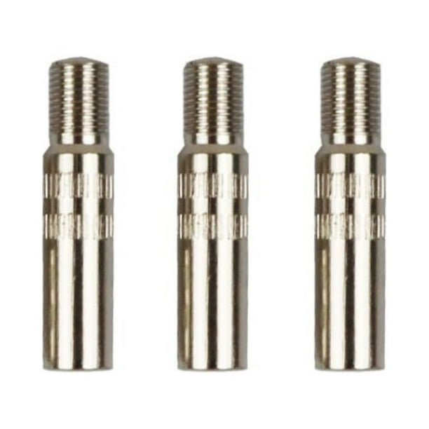 Transemion 3 Pieces Metal Electric Scooter Tire Valve Portable