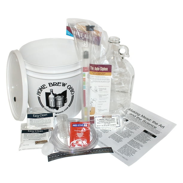 Home Brew Ohio One Gallon Mead Starter Kit Walmart Com