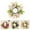 A-Pink, variant on Floral Candle Rings Plastic Artificial Flower Candle Rings Spring Candle Rings Centerpieces For Wedding Home Table Decoration,Artificial Flower Hyacinth Candlestick Flower Garland Pink
