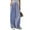 Blue, variant on Women's Striped Casual Straight Leg High Waisted Loose Trousers, Wide Leg Pants for Women, Comfortable Office Casual Pants, Elastic Waist,Brown,S