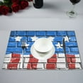 thumbnail image 1 of BSDHOME Grunge USA Background Table Placemat Food Mat 12x18 Inches Non Slip Table Mat, 1 of 4