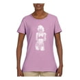 thumbnail image 2 of Sexy Tattooed Marilyn Monroe Pop Culture Womens Graphic T-Shirt, Light Pink, 3XL, 2 of 3