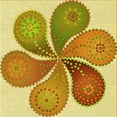 thumbnail image 1 of Ahgly Company Machine Washable Indoor Square Transitional Bold Yellow Area Rugs, 5' Square, 1 of 7