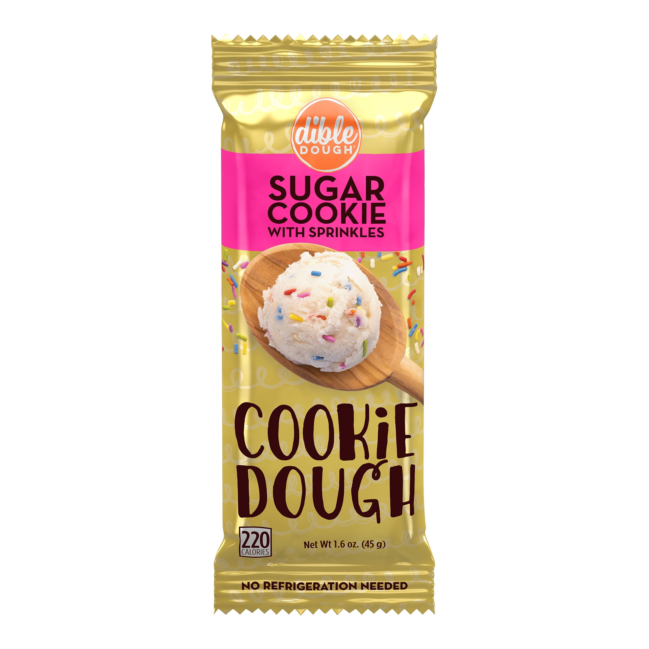 Dible Dough Sugar Cookie with Sprinkles Cookie Dough Bar