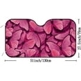 thumbnail image 2 of Car Windshield Sunshade Blocks Sun Visor Protector Bright Pink Butterflies Foldable Sun Shield For Vehicle Car Truck SUV Van 51x27.5 inches Keep Vehicle Cool, 2 of 6