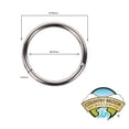 thumbnail image 2 of 25 - Country Brook Design® 1 1/2 inch Welded Heavy O-Rings, 2 of 5