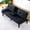 Black + PVC + 2 Seat, variant on The 67-inch green PVC multi-functional sofa bed, with a foldable and cup holder design, makes it extremely convenient to turn the living room into a guest room