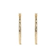 thumbnail image 4 of Arete Arracada Diamantada De Oro 10k Imperial Jewlery Estilo Domino 20mm, 4 of 9