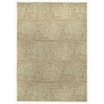 thumbnail image 2 of FH Home Flat Woven Outdoor Rug - Waterproof, Easy to Clean, Stain Resistant - Premium Polypropylene Yarn - Modern Geometric - Patio, Deck, Porch, Balcony - Budapest - Beige - 2ft 7in x 4ft 11in, 2 of 5