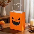 thumbnail image 6 of Halloween Candy Gift Bags,Pumpkin Style Kraft Paper Candy Goodie Bags with Handle,Perfect for Candy,Treats,and Party Favors, 6 of 6