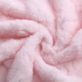 thumbnail image 3 of Manta para Bebé BYKOSY Corazones a Cuadros 76x102 cm Rosa Claro, 3 of 7