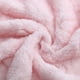 thumbnail image 3 of Manta para Bebé BYKOSY Corazones a Cuadros 76x102 cm Rosa Claro, 3 of 7