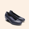 thumbnail image 3 of Zapatos de Tacón Bajo y Grueso para Mujer DREAM PAIRS Azul Marino Talla 9.5, 3 of 8