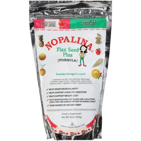Nopalina Flax Seed Plus Powder Mix, 16 oz - Walmart.com Nopalina Flax Seed Plus Powder Mix, 16 oz - Walmart.com