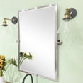 thumbnail image 6 of TEHOME Brushed Nickel Metal Framed Pivot Rectangle Bathroom Mirror 24x36", 6 of 7