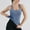 Blue, variant on Ladies Vest With Chest Pad Beautiful Back Tight Long Fitness Sports Bra 2xl Tops Women Asymmetric Tunic Muscle Shirt Womens Lace Undershirt Beaded Women Short Tops Women Backless Tops for Women Sexy