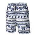 thumbnail image 4 of Zufioo Sea Underwater Turtles for Men's Casual Beach Shorts, Sports Fitness Quick-drying Drawstring Shorts with Pockets for Home Wear-Medium, 4 of 6