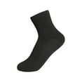 thumbnail image 3 of INSPIRE CHIC Women's Solid Color Lightweight Stretchy Breathable Crew Socks Black Small, 3 of 3
