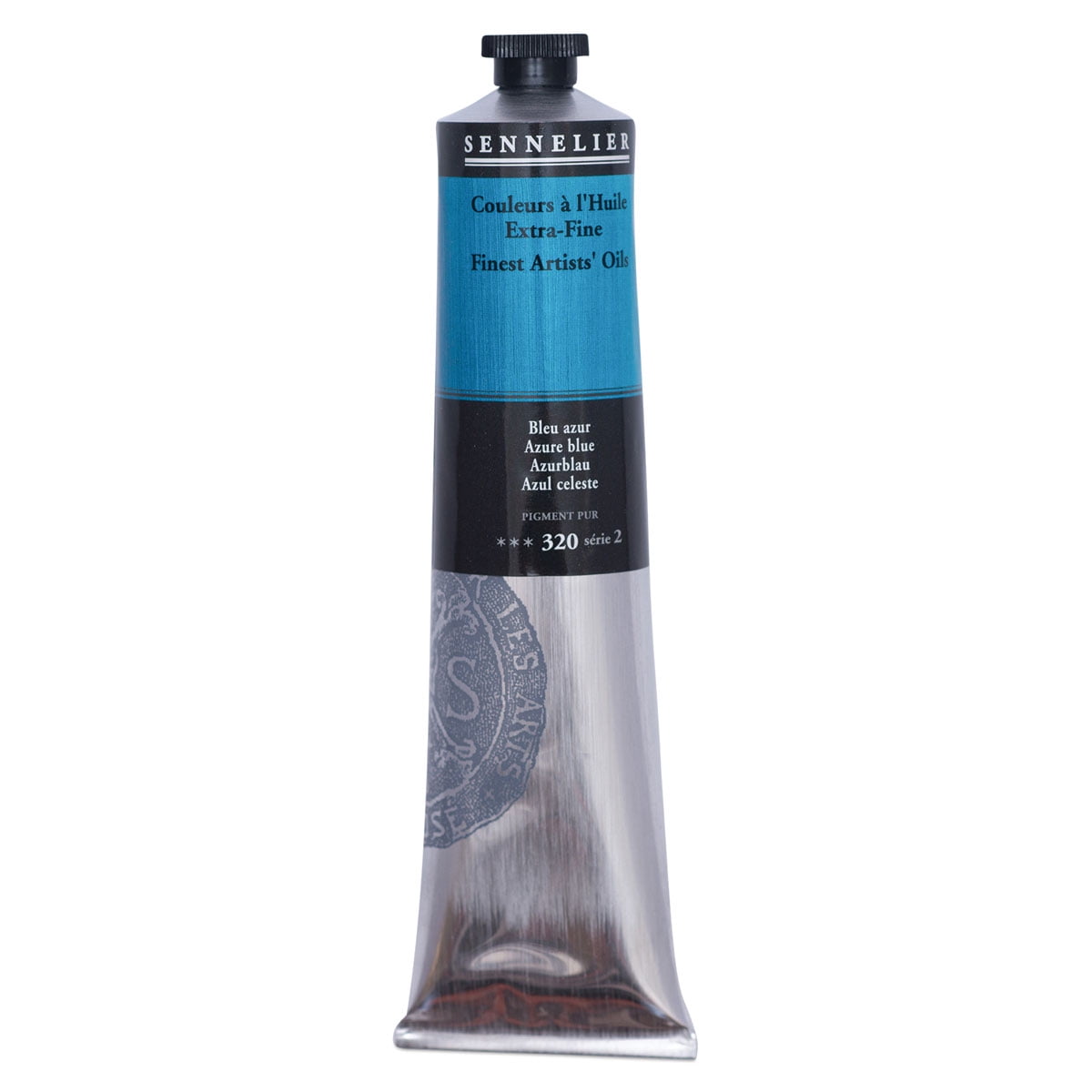 Sennelier Artists' Extra Fine Oil Paint Azure Blue, 200 ml tube