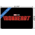 thumbnail image 3 of Marvel Ironheart - Logo Wall Poster with Pushpins, 14.725" x 22.375", 3 of 3