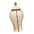 thumbnail image 4 of Jarrón de cerámica con arreglo floral para colección de almacenamiento de jengibre de porcelana china 16cmx16cmx30cm, 4 of 7
