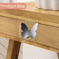 thumbnail image 5 of Creative Gray Bowknot Hanger Wall Hanging Decorative Brass Door Household Wallet Clothes Hooded Bath Towel Bedroom Office Closet Cabinet Hanger, 5 of 5