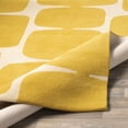 thumbnail image 4 of BoutiqueRugs Astor Modern Mustard Wool Area Rug - Cream, Mustard - 5' x 8', 4 of 8