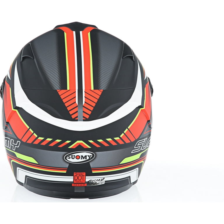 Suomy SR-Sport Engine Motorcycle Helmet Matte Black/Red LG