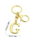 thumbnail image 3 of 1 llavero de metal con letras doradas de la A a la Z, ideal como regalo de Navidad, para decorar el hogar otoñal o para decorar la habitación., 3 of 6