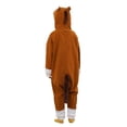 thumbnail image 2 of Pijama onesie YAMENG para niños, disfraz de cosplay de caballo marrón, de 2 a 12 años, 2 of 6
