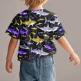 thumbnail image 4 of Chemises à Manches Courtes pour Garçons, T-Shirts Décontractés à Col Rond Imprimés pour Enfants, Hauts d'Été Confortables pour un Usage Quotidien et le Jeu, 4 of 9