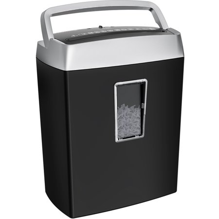 Bonsaii Paper Shredder 6-Sheet Cross-Cut Shredder with 3.5 Gallons Wastebasket for Office Home Use