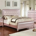 thumbnail image 3 of Furniture of America Appell Solid Wood Tufted Full Panel Bed in Rose Gold, 3 of 7