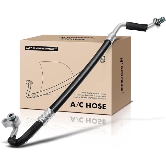 A-Premium A/C Discharge Line Hose Assembly Compatible with Nissan 350Z, 2003 2004 2005 2006 2007, 3.5L, Compressor to Condenser