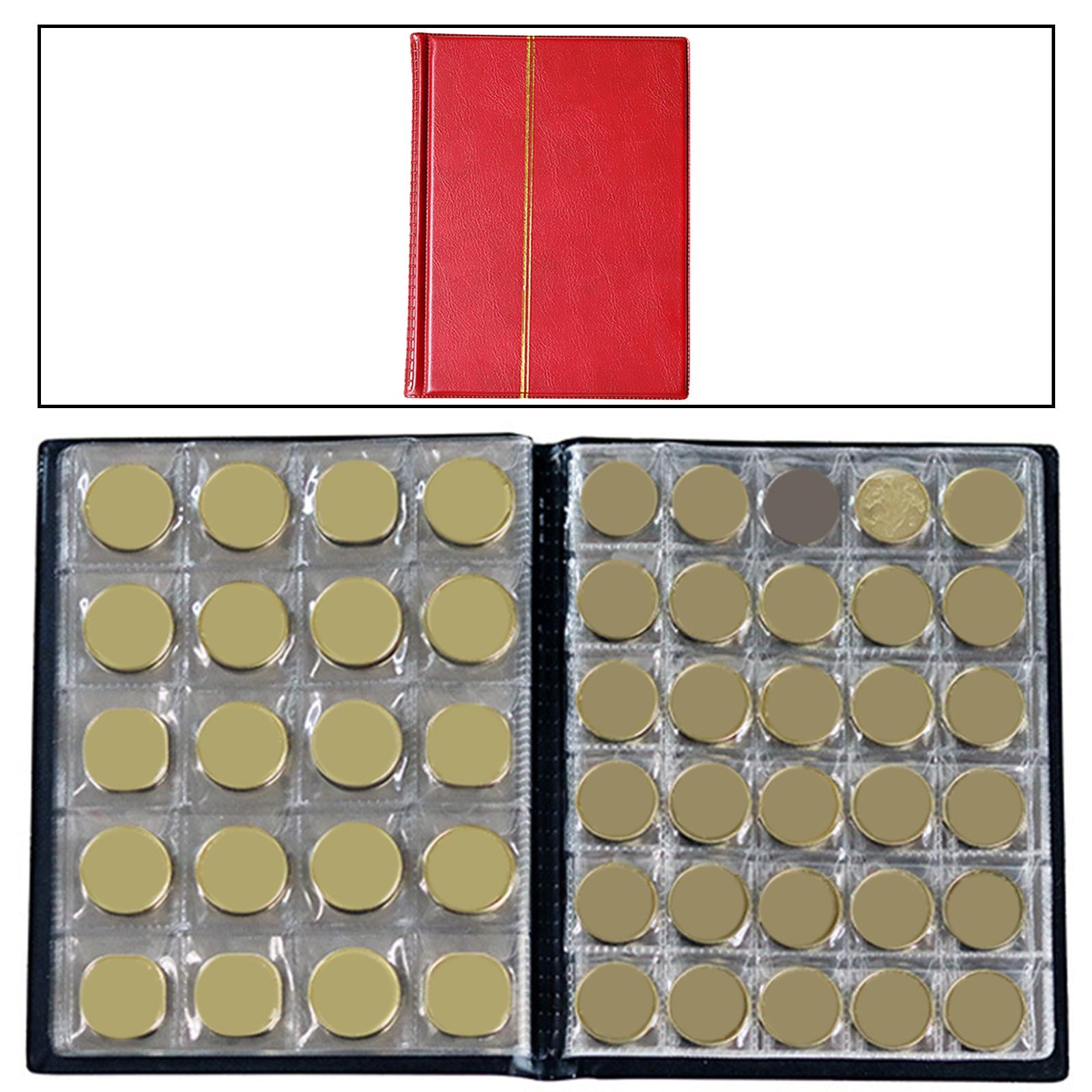 VOSAREA 10 Páginas Para álbum De Monedas - 30 Bolsillos Cada Una, PVC, Ideal Para Coleccionistas, 25x20 Cm