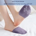 thumbnail image 4 of 6 Pairs Toe Topper Socks Women Invisible Socks Toe Cover Liner Half Socks Seamless Non-Slip Toe Half Socks, 4 of 6