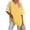 Yellow, variant on ECZHAW Womens Summer Tops,Womens Oversized Tshirts V Neck Tee Shirts Half Sleeve Loose Fit T Shirt Cotton Tunic Tops,