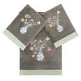 thumbnail image 5 of Linum Home Textiles 100% Turkish Cotton Stella 3PC Embellished Towel Set, Gray, 5 of 5