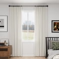 thumbnail image 6 of Black Industrial Curtain Rod,1" Diameter Durable Adjustable Curtain Rods for Blackout,Heavy Duty and Outdoor Curtains,144"-168", 6 of 8