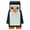 A Black, variant on 3D Printed Penguin Figurine, Cute Cartoon Penguin Toy Figurine, Indoor Desk Shelf Decor Ornament, Collectible Penguin Decor for Home Office (B)