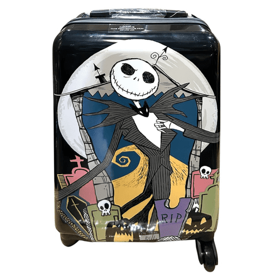 Nightmare Before Christmas 18" Hard Sided Luggage w/4 Spinner Wheels