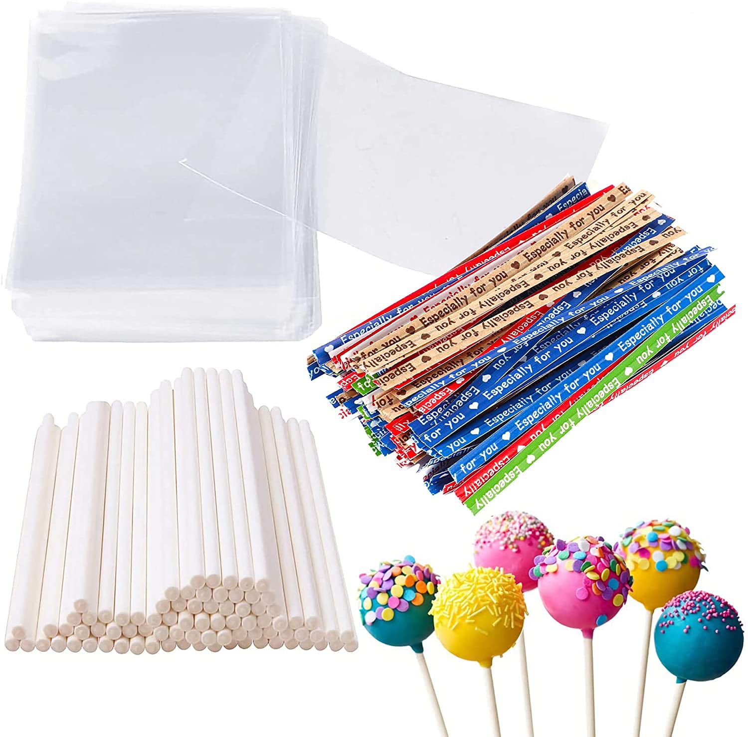 100pcs 6" x 5/32" lollipop sticks for cake pops Special offer only QTY 20 