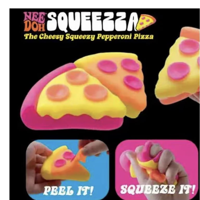 NeeDoh Squeezza Pizza Slice, 1 ct sensory stress reliever