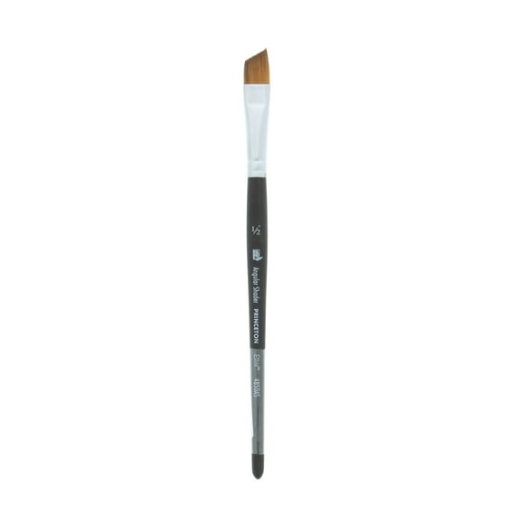 Princeton Brush Elite Synthetic Kolinsky Sable Watercolor Brush, Angle Shader, 1/2 in