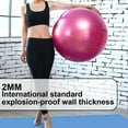 thumbnail image 5 of Exercise Ball for Yoga, Balance, Stability - Fitness, Pilates, Birthing, Flexible Seating-pink-75cm, 5 of 5